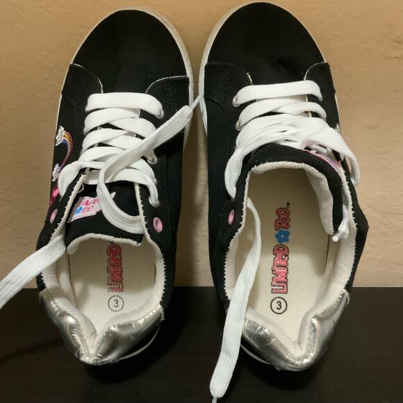 Limited Too Black Carly Emoji sneakers - Picture 4 of 6